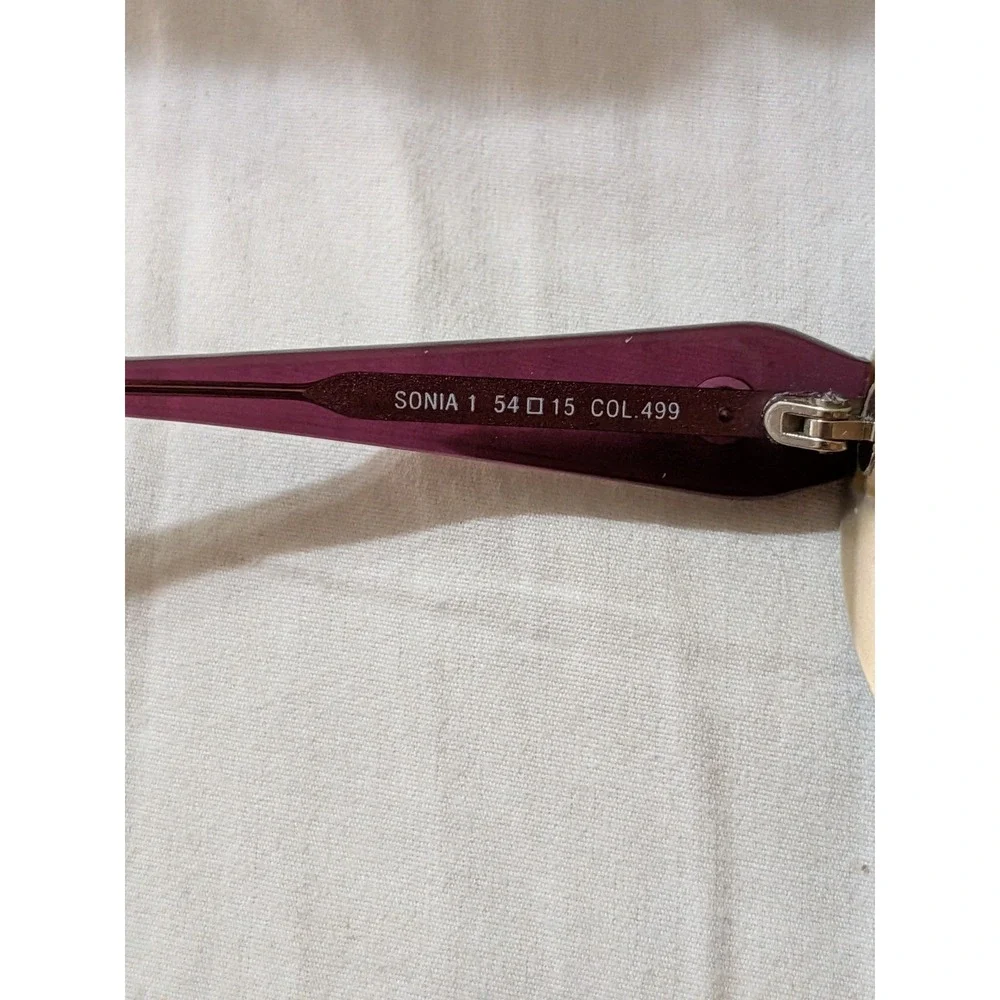 Face a Face Sonia 1 Col 499 Black 54 15 Lucite women's eyeglass *Frame Only*
